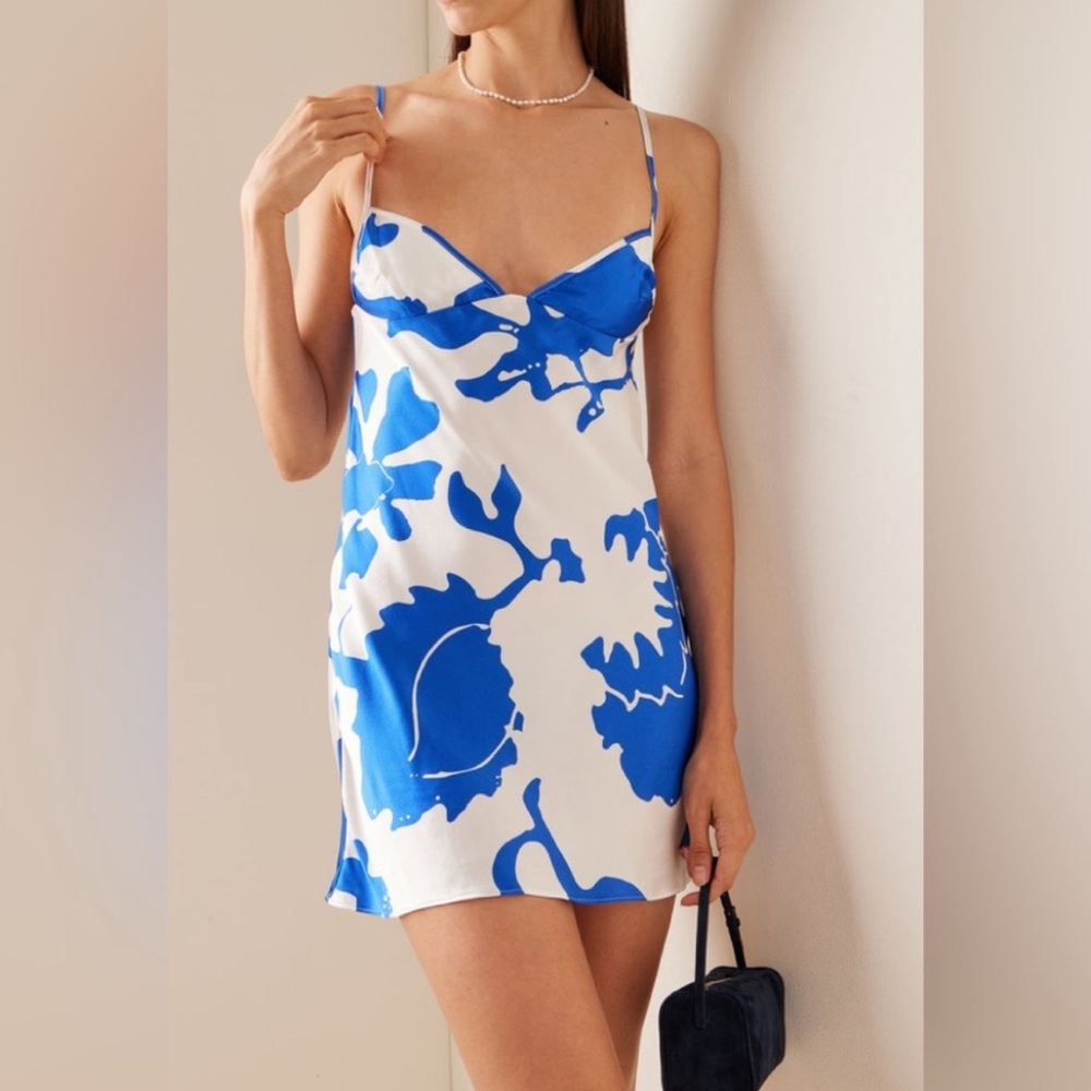 SIR THE LABEL ESME MINI DRESS | DISCONTINUED Merce Abstract Print Size 0 (XS)